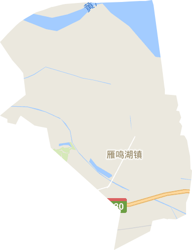 雁鸣湖镇电子地图