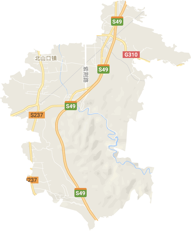 北山口镇电子地图