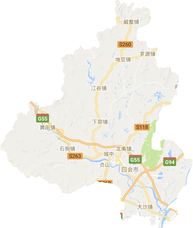 四会市电子地图
