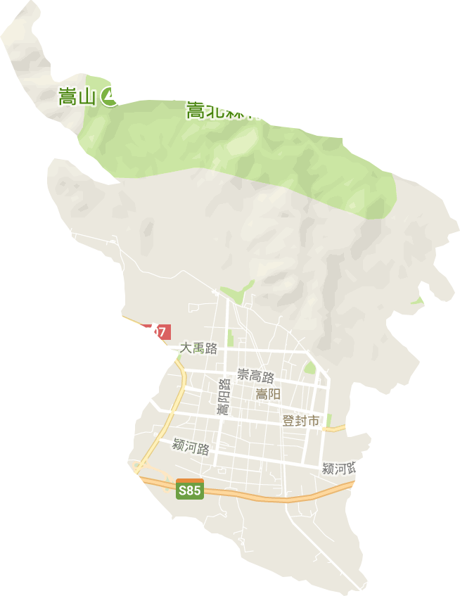 嵩阳街道电子地图
