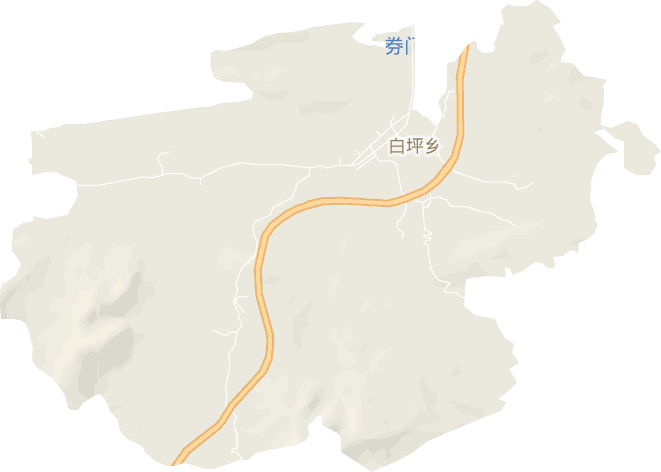 白坪乡电子地图