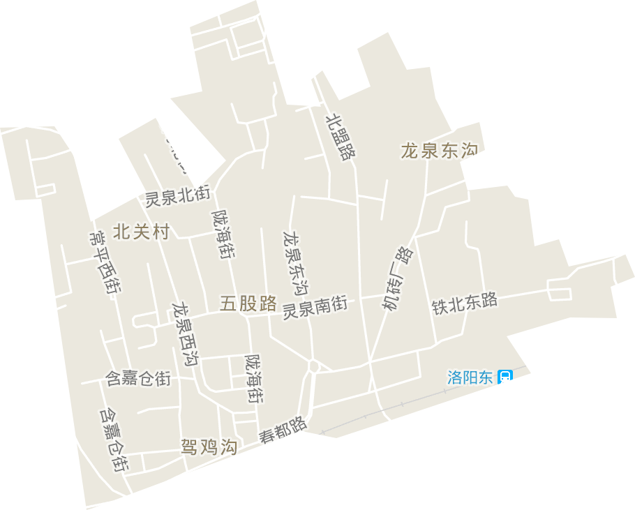 五股路街道电子地图