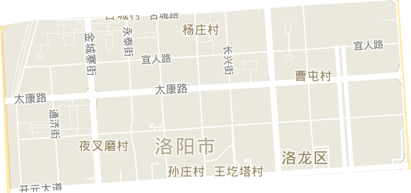 开元路街道电子地图