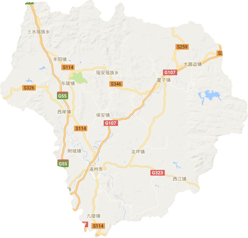 连州市电子地图