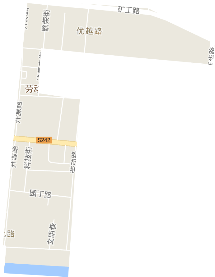 优越路街道电子地图