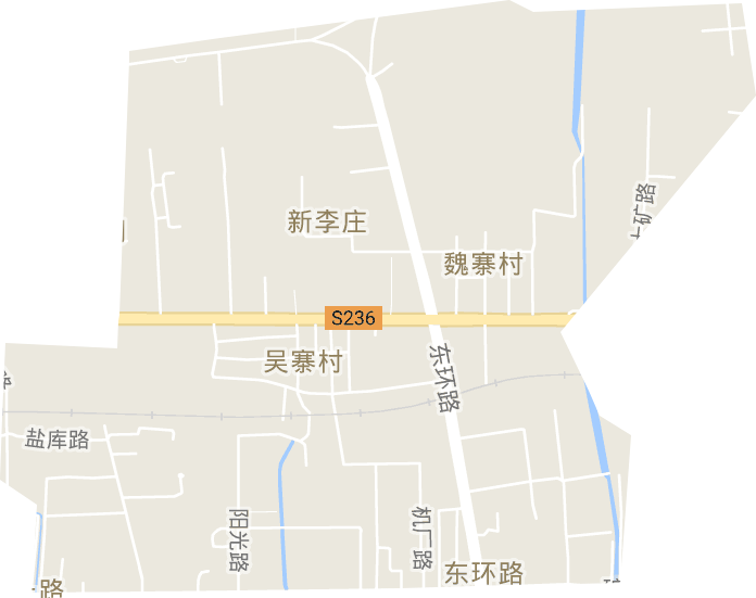 东环路街道电子地图