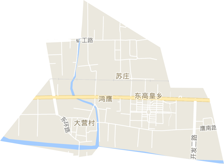 鸿鹰街道电子地图