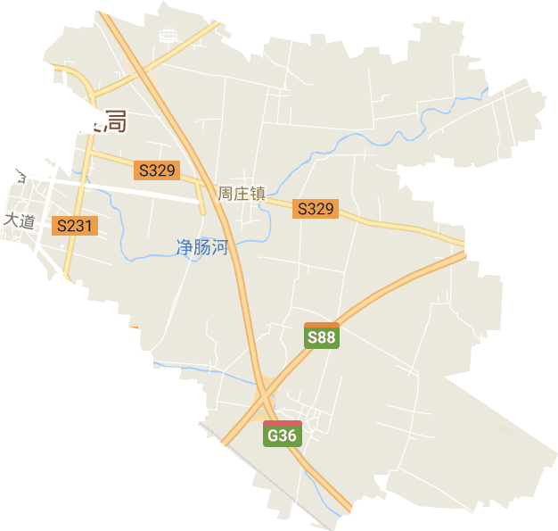 周庄镇电子地图