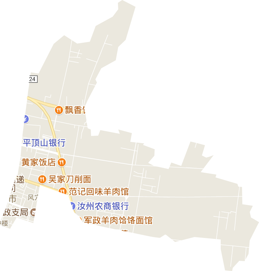 风穴路街道电子地图