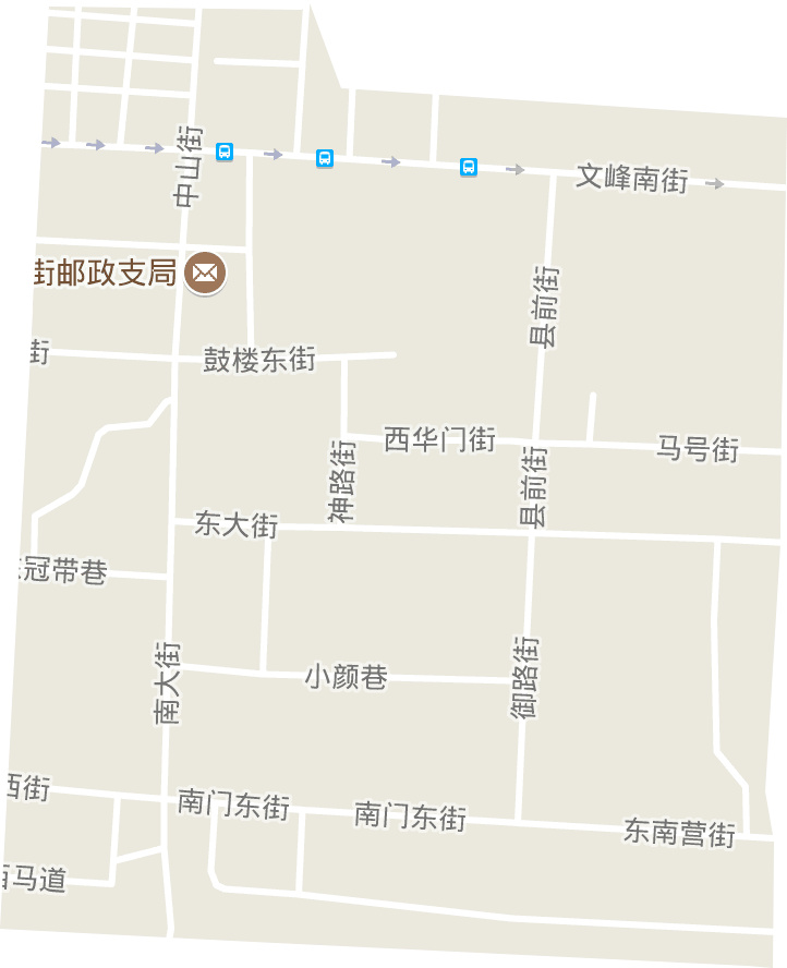 西大街街道电子地图