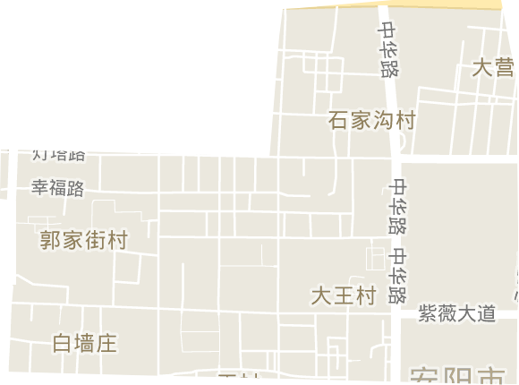 紫薇大道街道电子地图