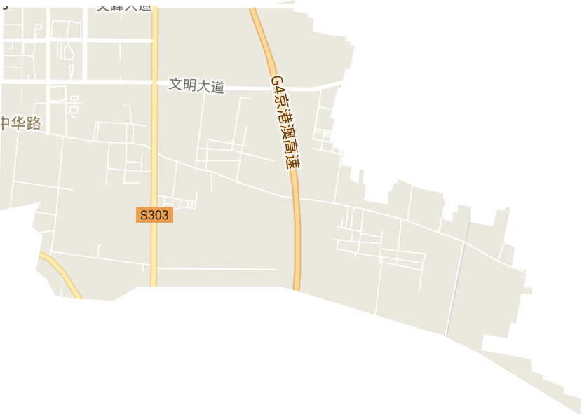 中华路街道电子地图