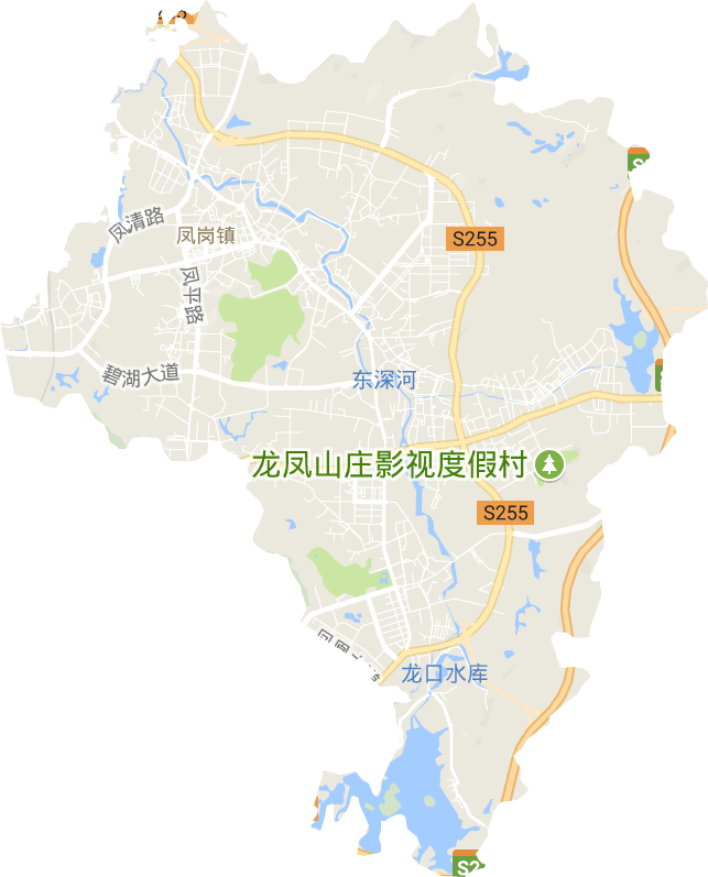 凤岗镇电子地图