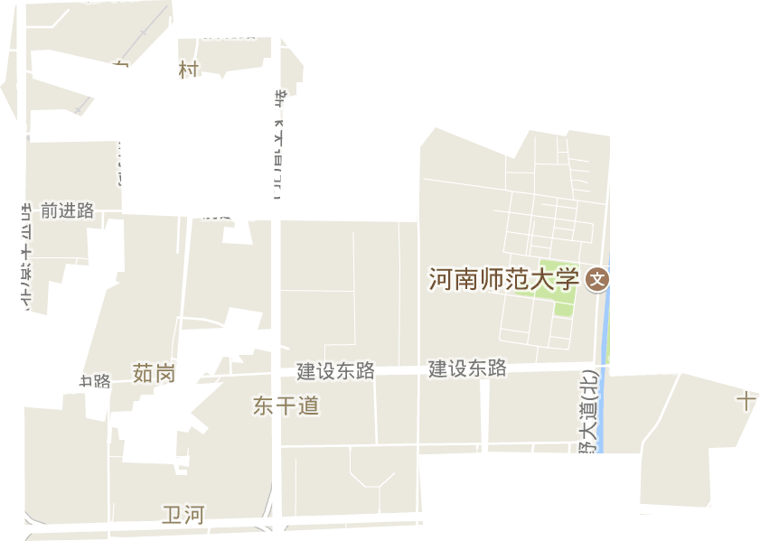 东干道街道电子地图