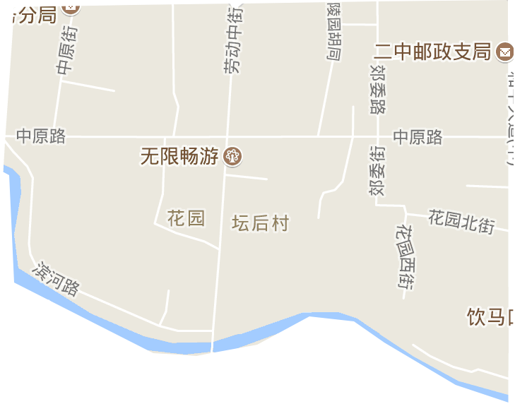 花园街道电子地图