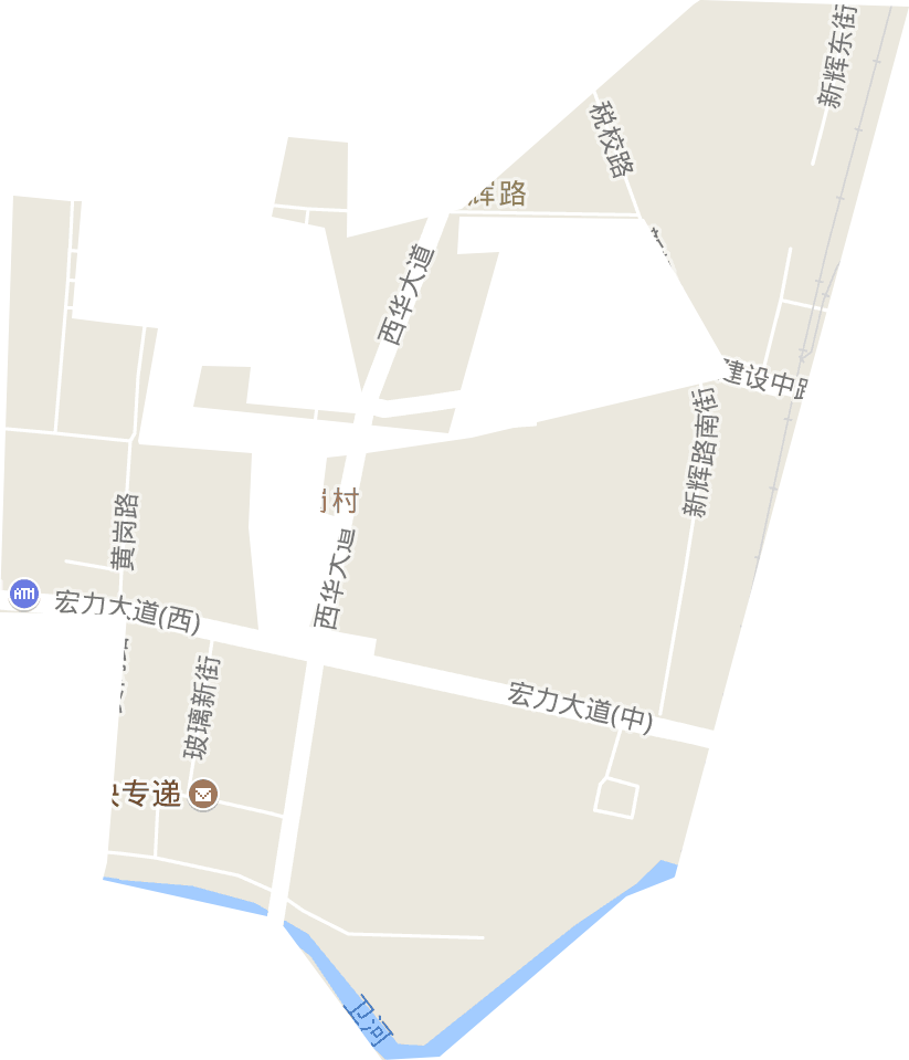 新辉路街道电子地图