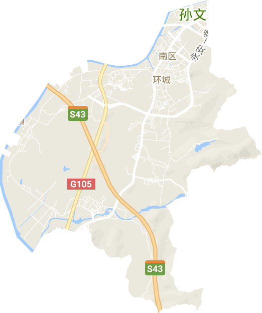 南区街道电子地图
