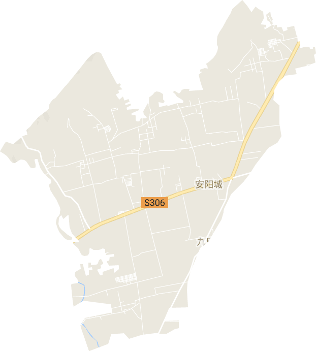 安阳城街道电子地图