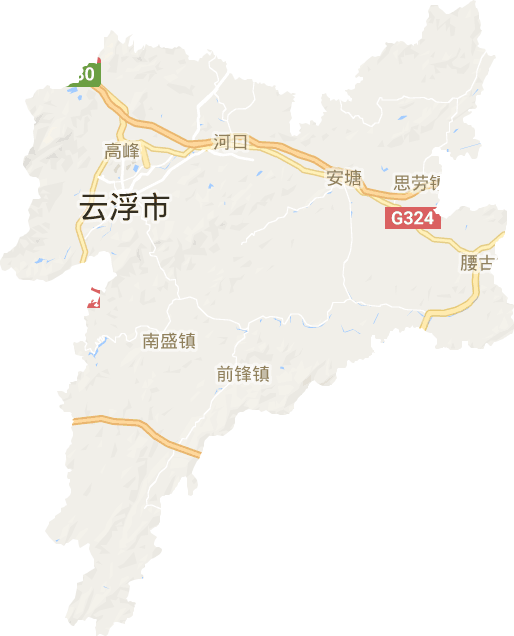 云城区电子地图