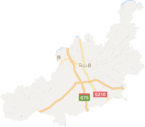 马山县电子地图