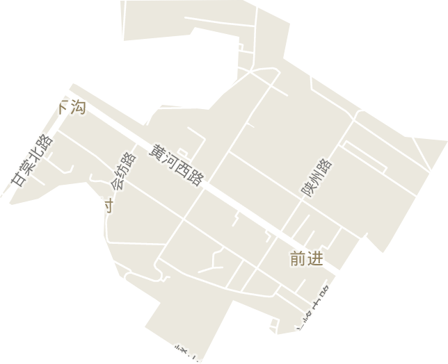 前进街道电子地图