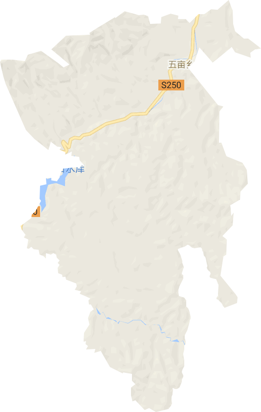 五亩乡电子地图