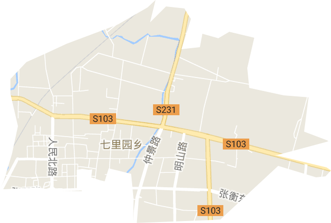 张衡街道电子地图