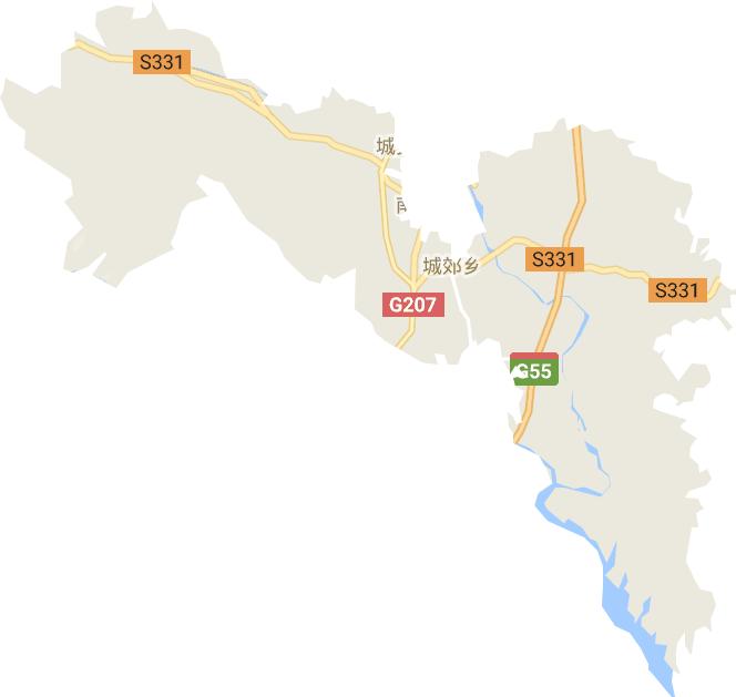 城郊乡电子地图
