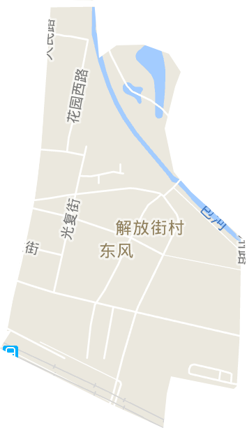 东风街道电子地图