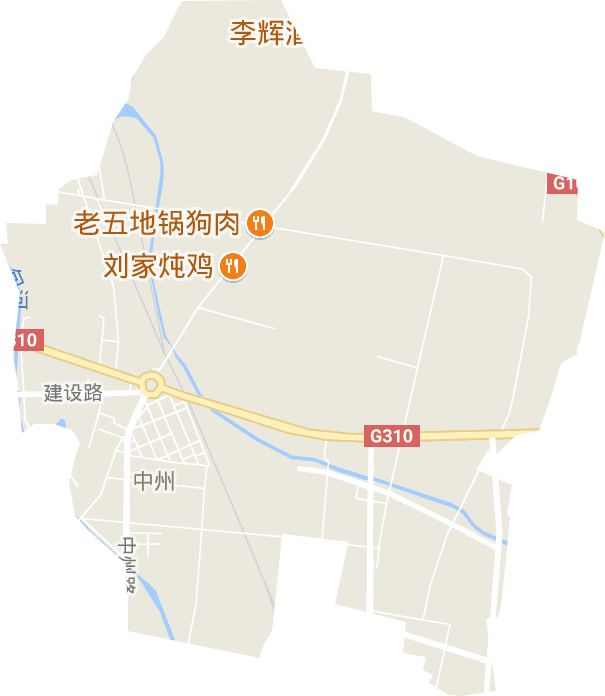 中州街道电子地图