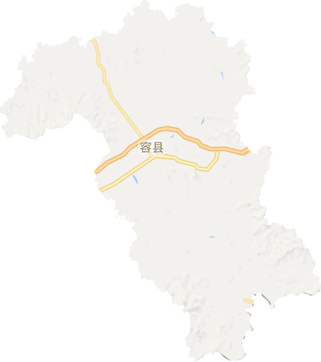 容县电子地图