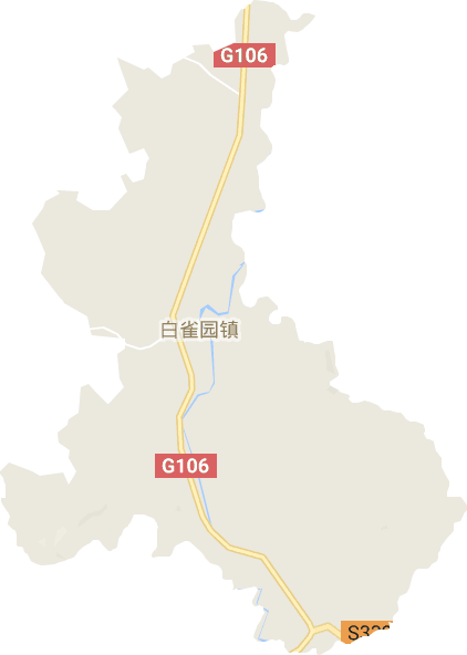白雀园镇电子地图