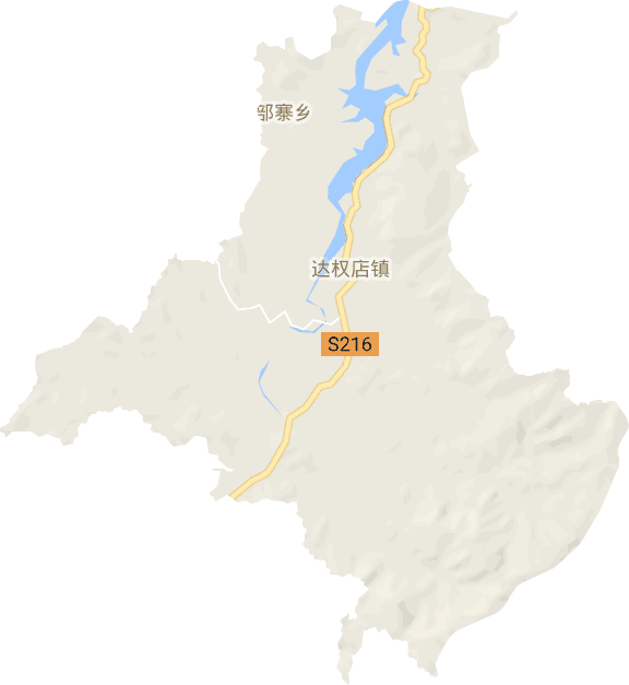 达权店镇电子地图