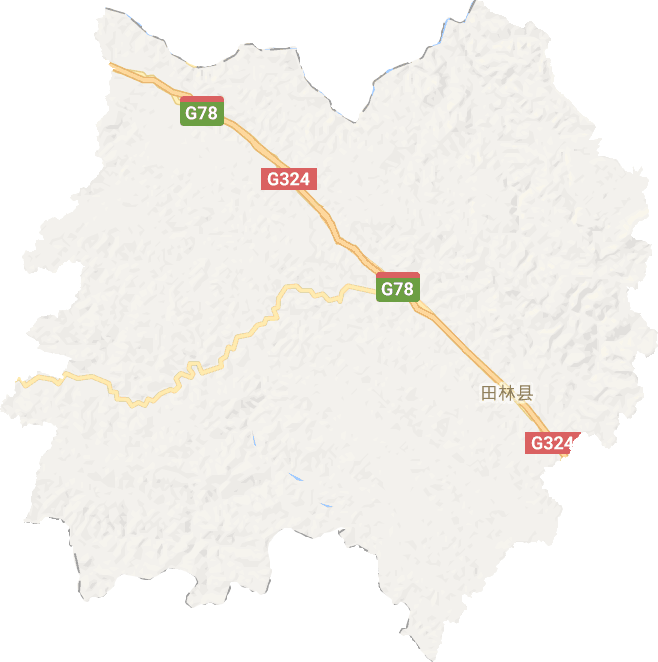 田林县电子地图