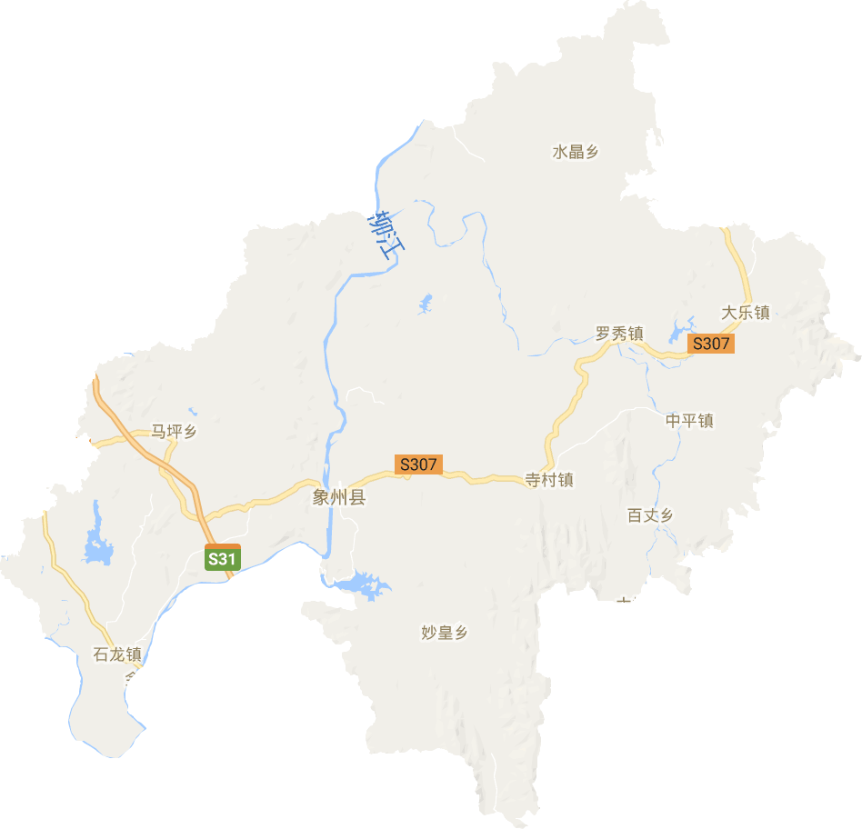 象州县电子地图