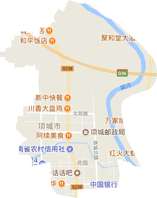 花园办事处电子地图