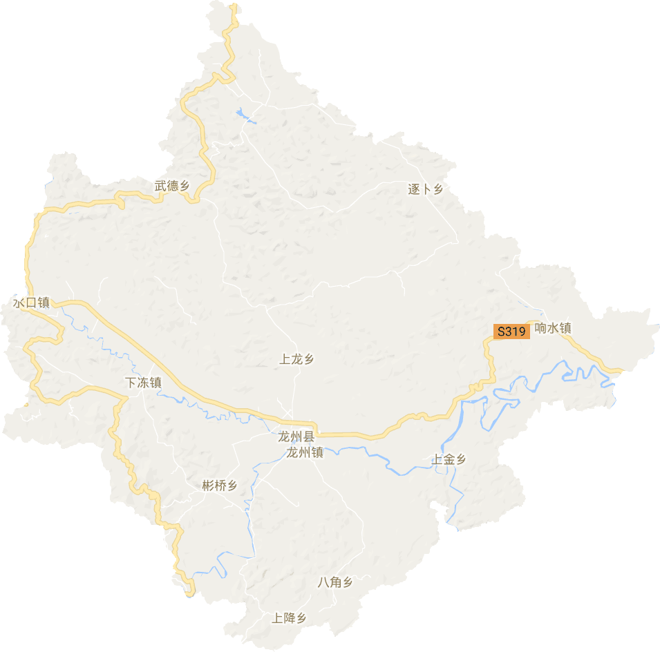 龙州县电子地图