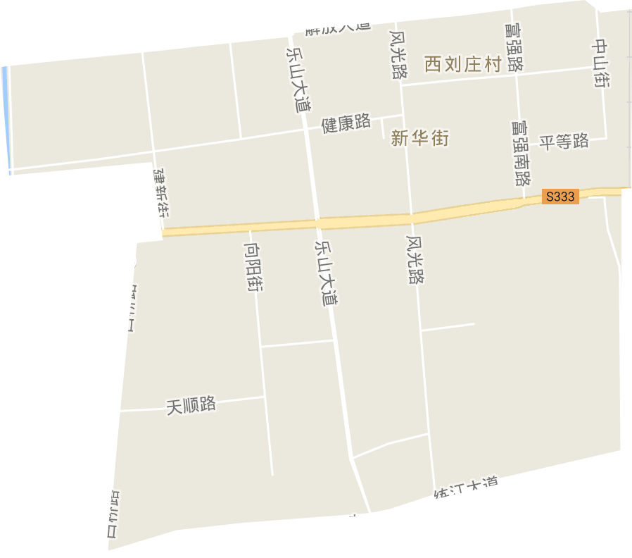 人民街道电子地图
