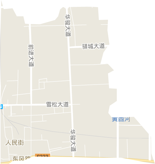东风街道电子地图