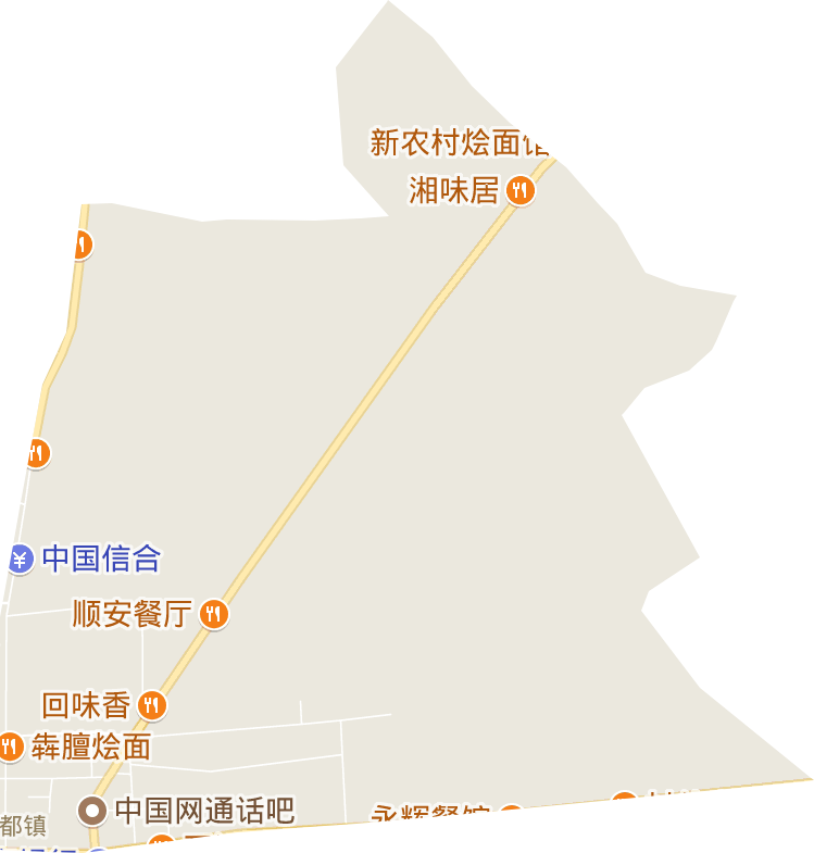 蔡都街道电子地图