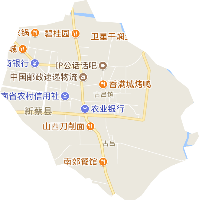 古吕街道电子地图