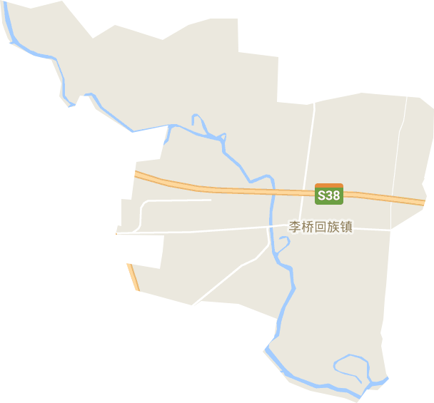 李桥回族镇电子地图