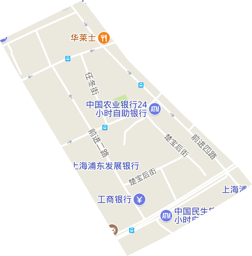 前进街办事处电子地图