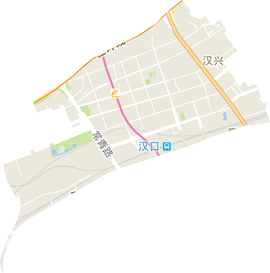 汉兴街办事处电子地图