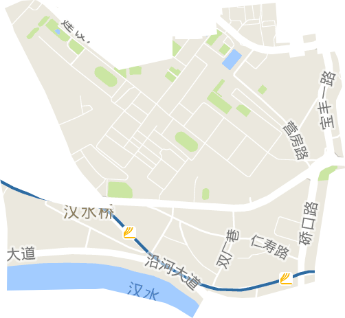 汉水桥街道电子地图