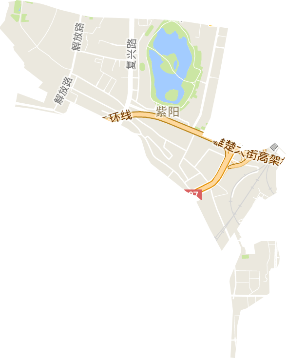 紫阳街办事处电子地图