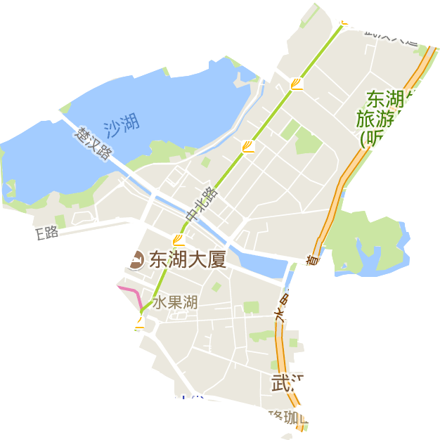 水果湖街办事处电子地图