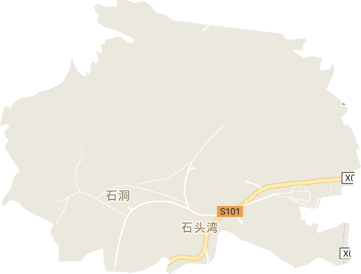 石洞街办事处电子地图