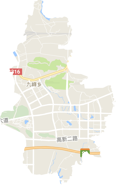 九峰街道电子地图