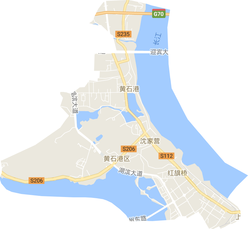 黄石港区社区工作管理委员会电子地图